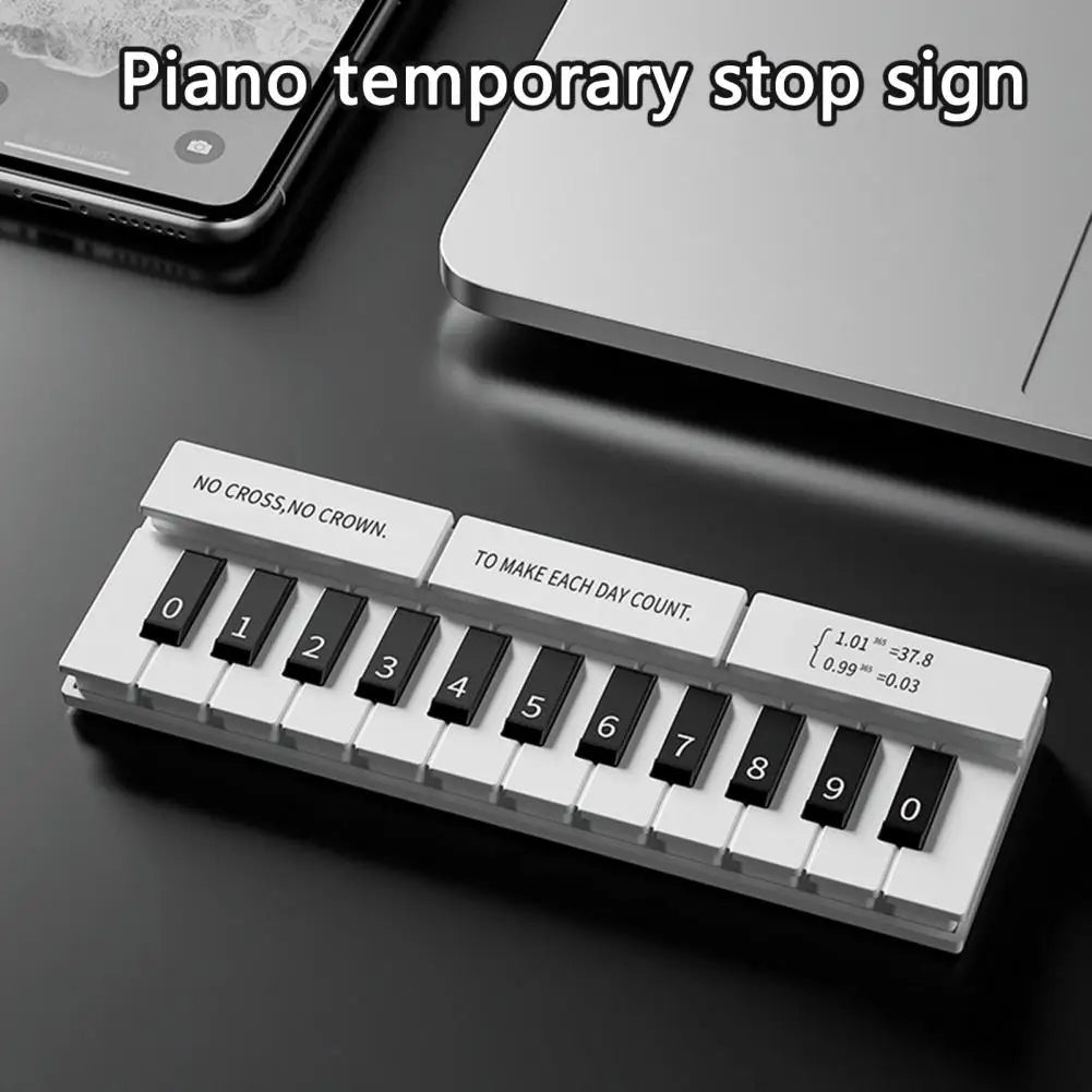 Piano Shape Phone Number Plate