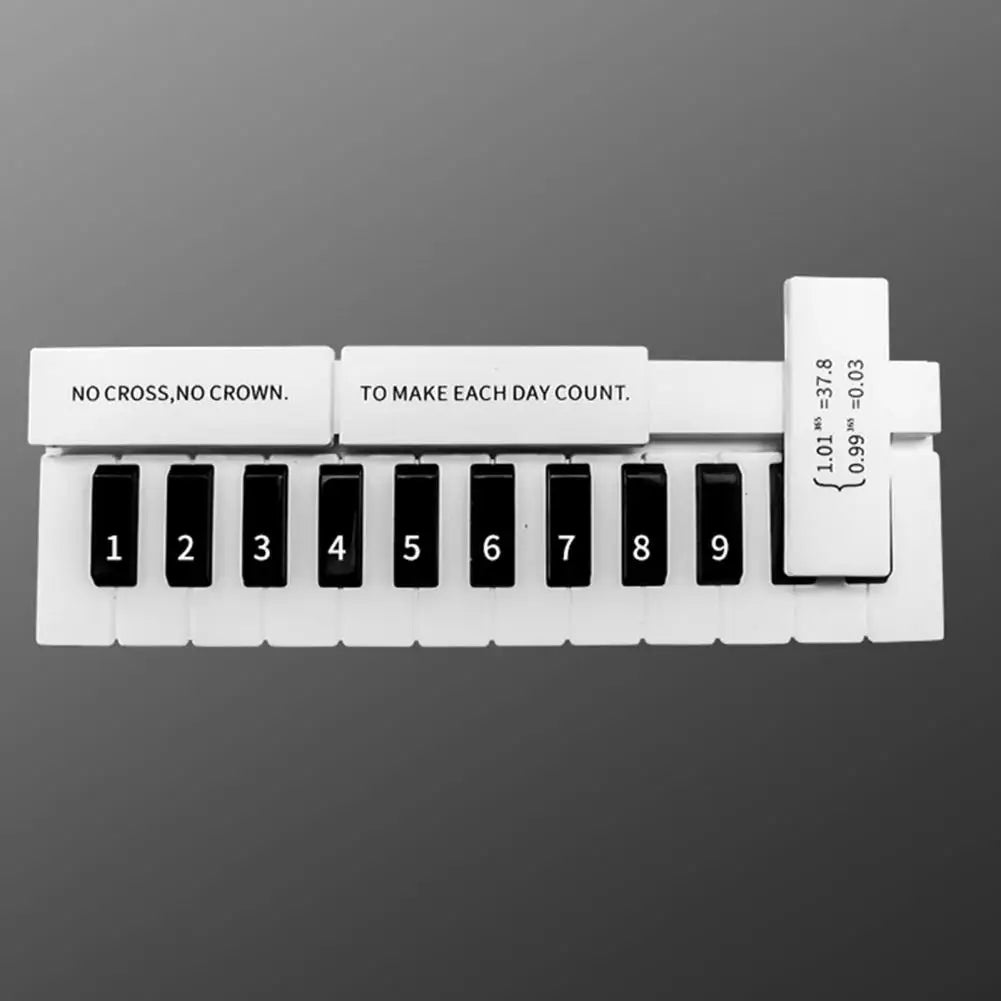 Piano Shape Phone Number Plate