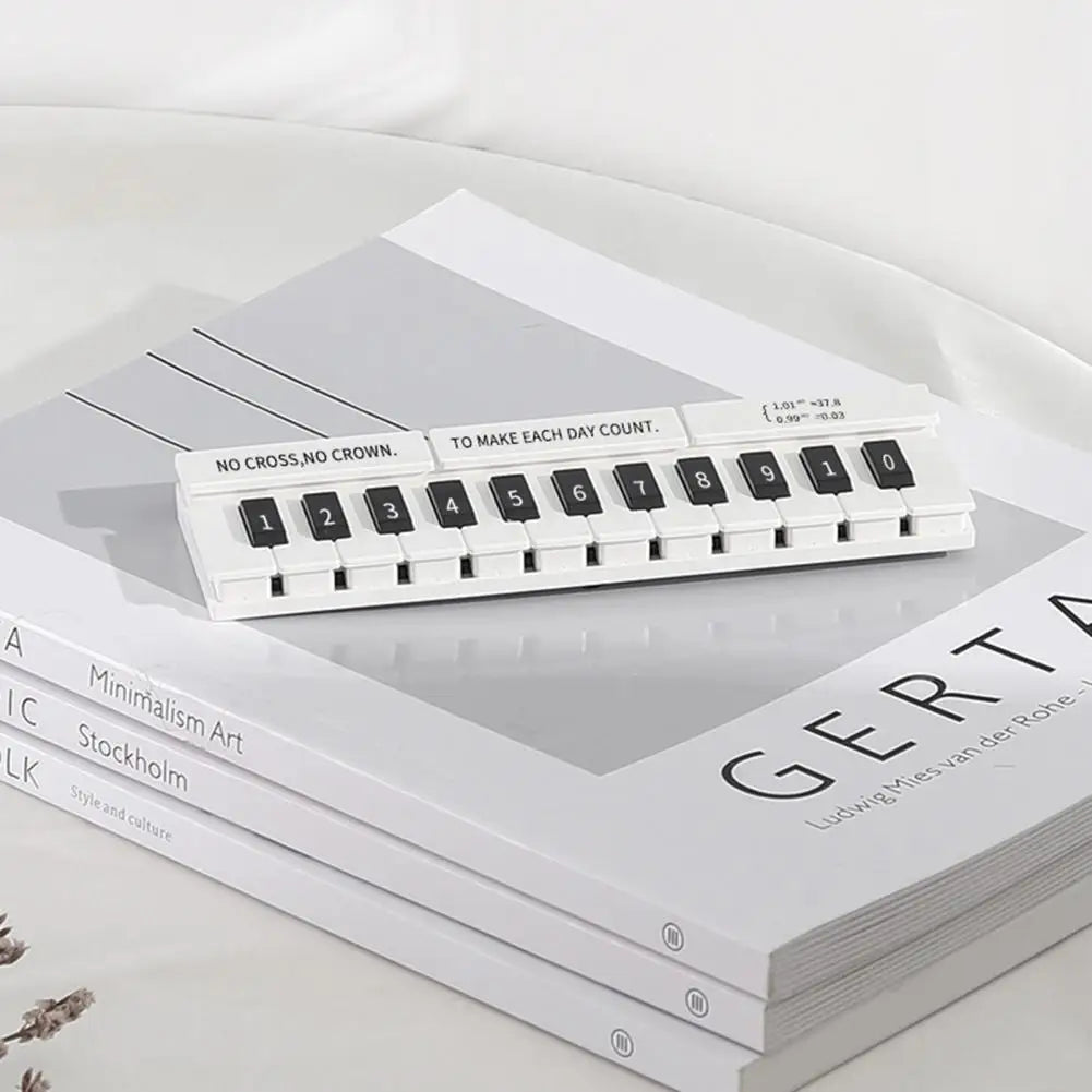 Piano Shape Phone Number Plate