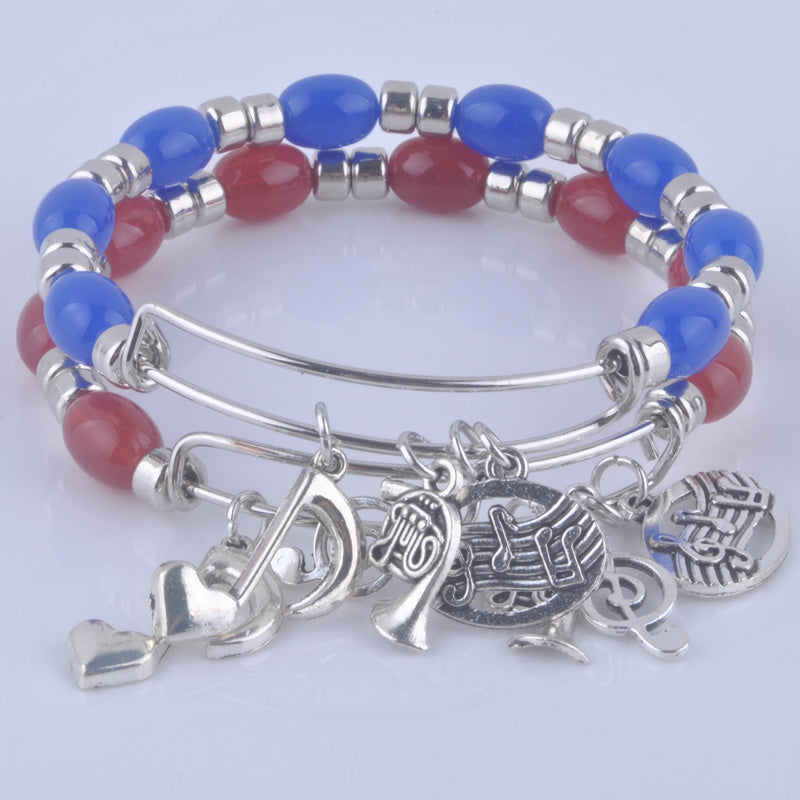 Free - Musical Note Beads Bangle - Artistic Pod Review