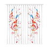 Musical Notes Window Curtains