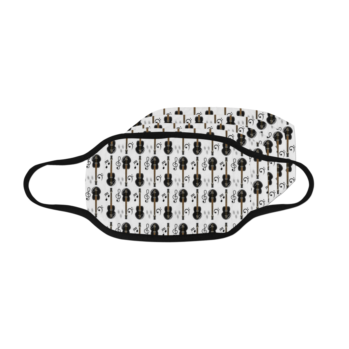 Guitar And Musical Notes Mask