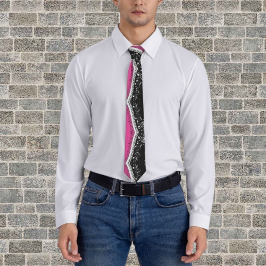 Abstract Piano Key Tie