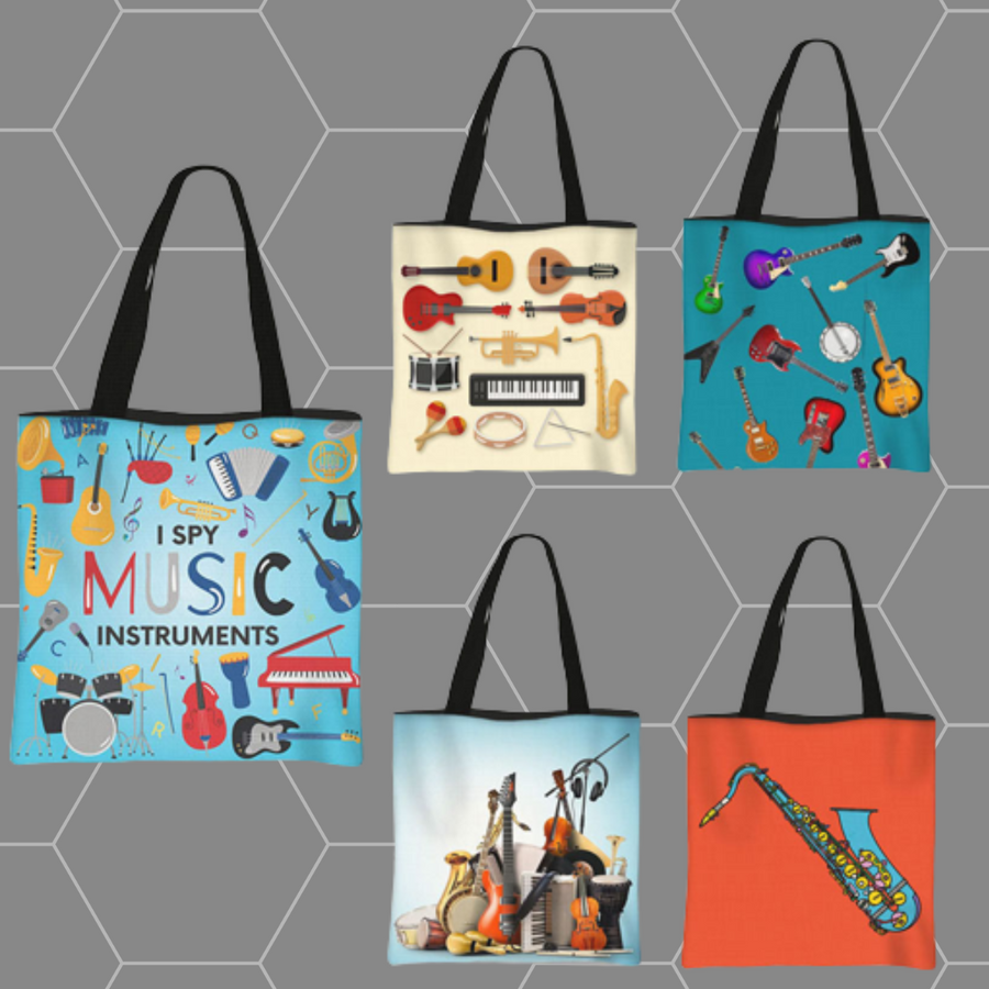 Musical Instrument Shopping Bag