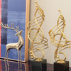 Gold Metal Music Note Ornament