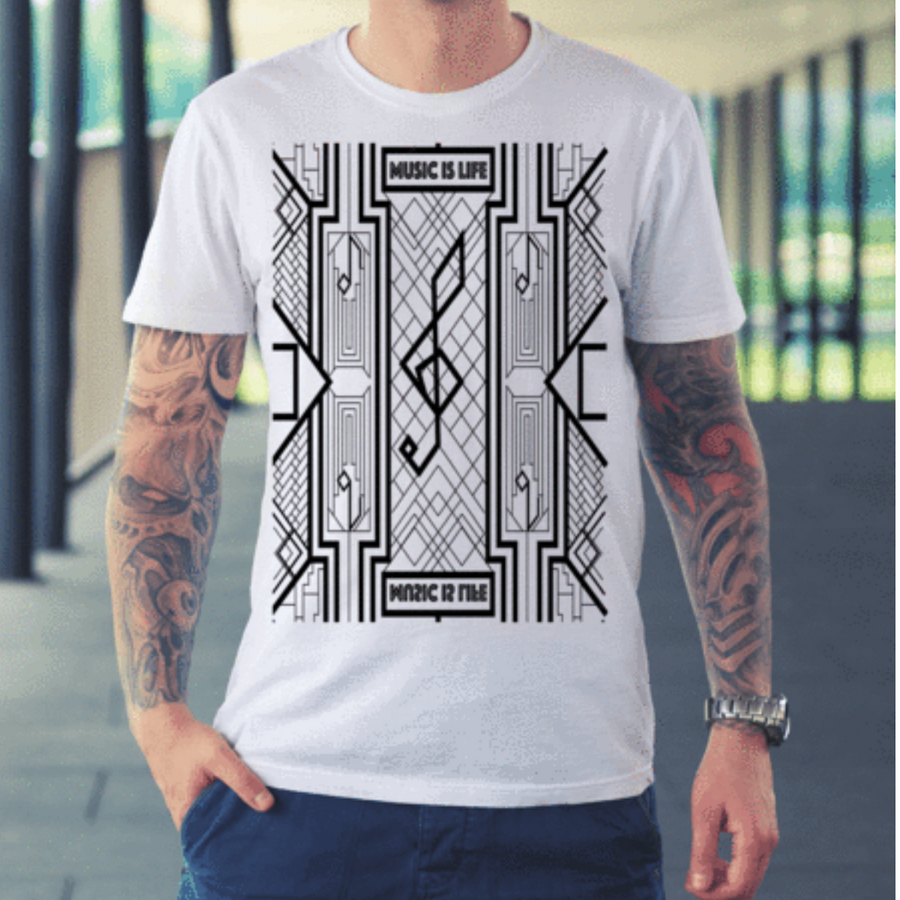 Art Decor Music T-Shirt - Artistic Pod Review