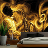 Golden Saxophone Wallpaper