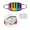 Rainbow Piano Keys Mask
