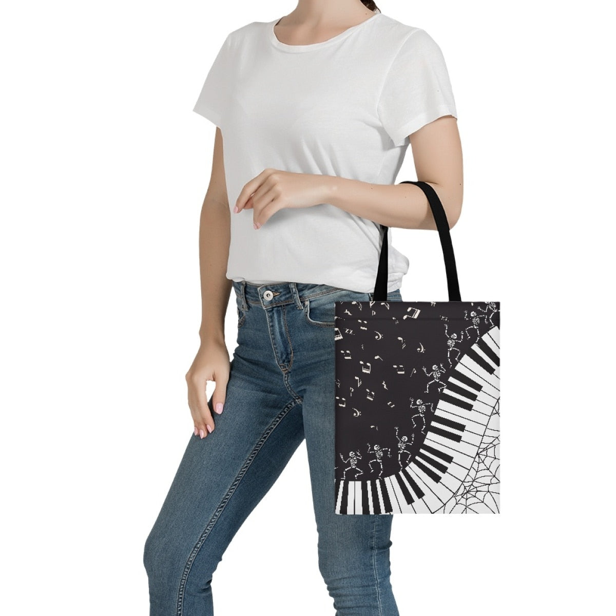 Music Note Piano Key Bag