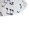 White Music Note Bucket Hat
