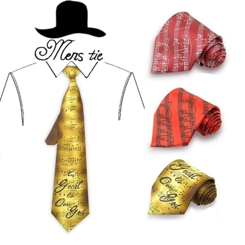Novelty Music Note Tie