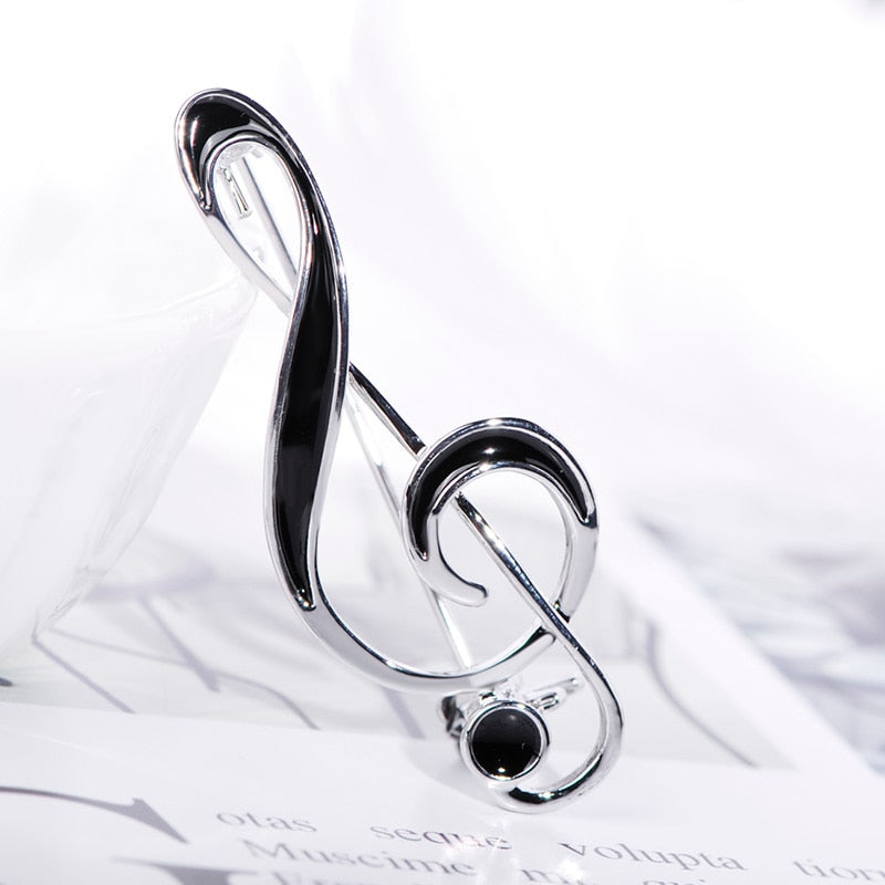 Free - Treble Clef Brooch Pin