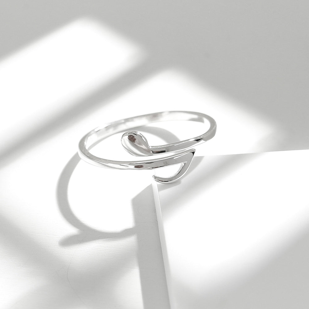 Silver Music Notes Ring