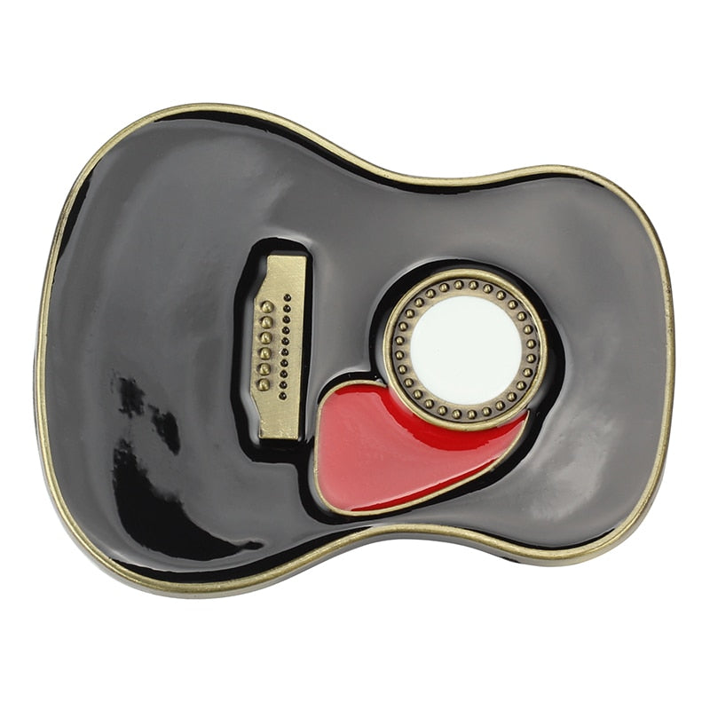 Guitar Shape Buckle Belt