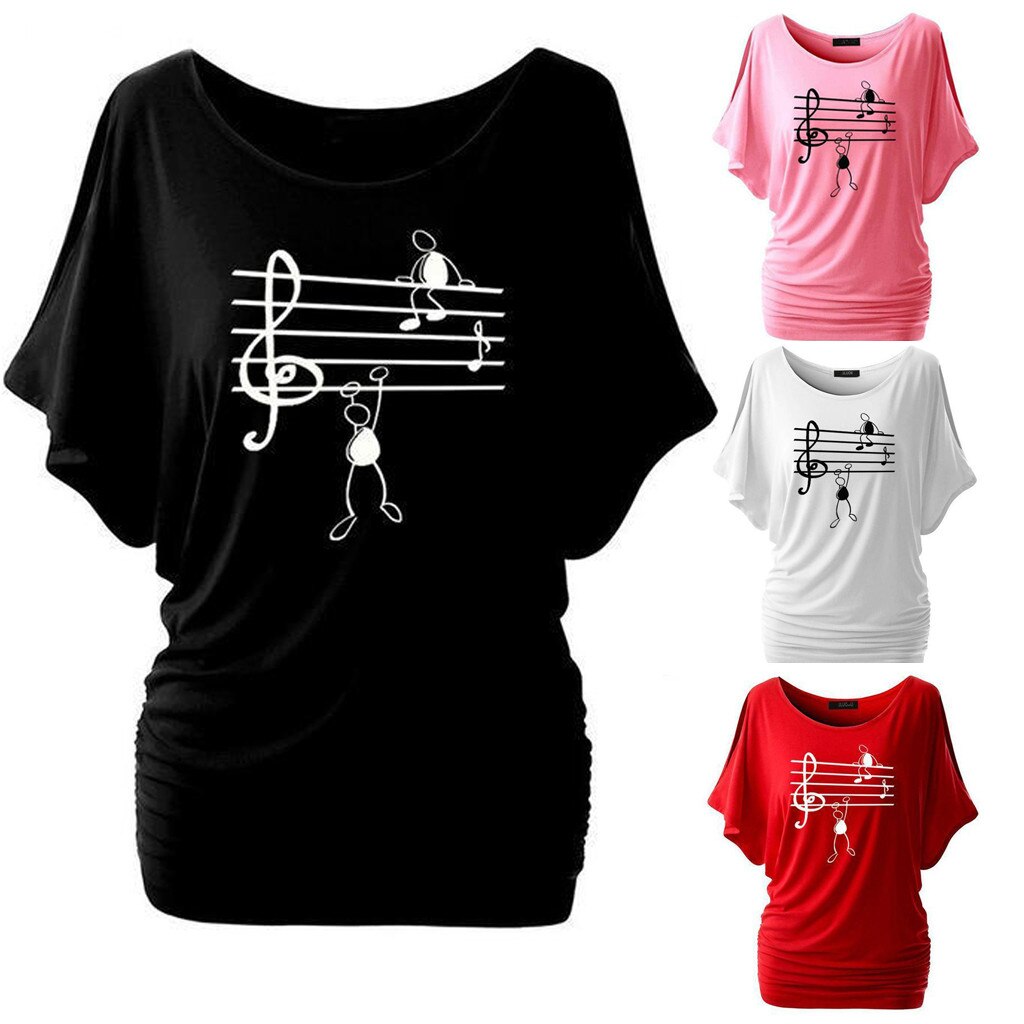 Music Notes Short Sleeve T-Shirt