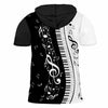 Music Note Piano Hooded T-Shirt