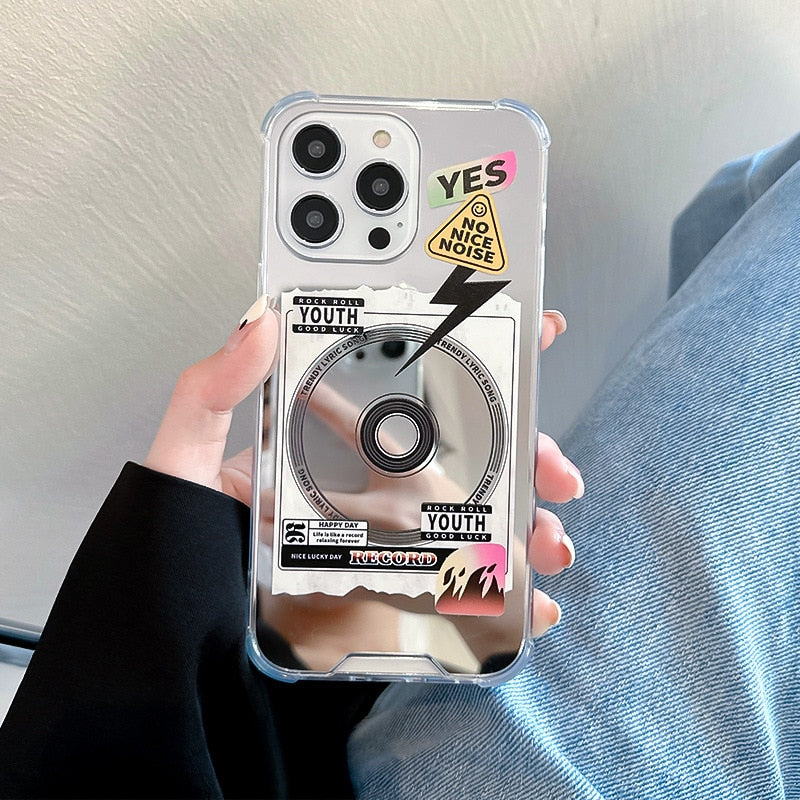 Music CD Mirror iPhone Case