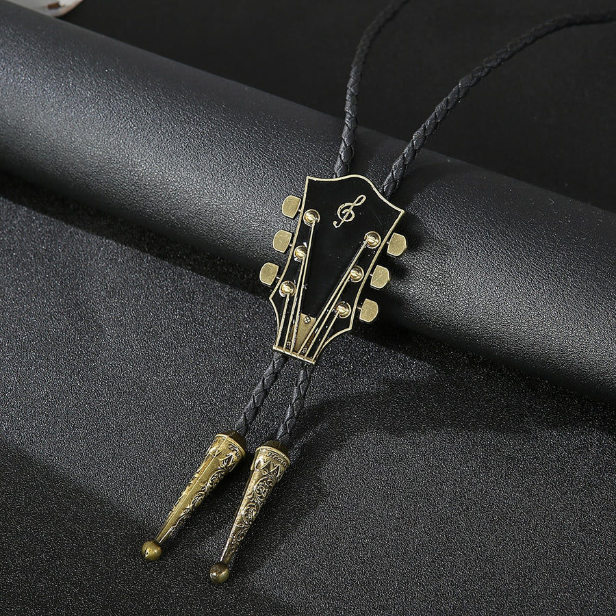 Treble Clef Guitar Bolo Tie