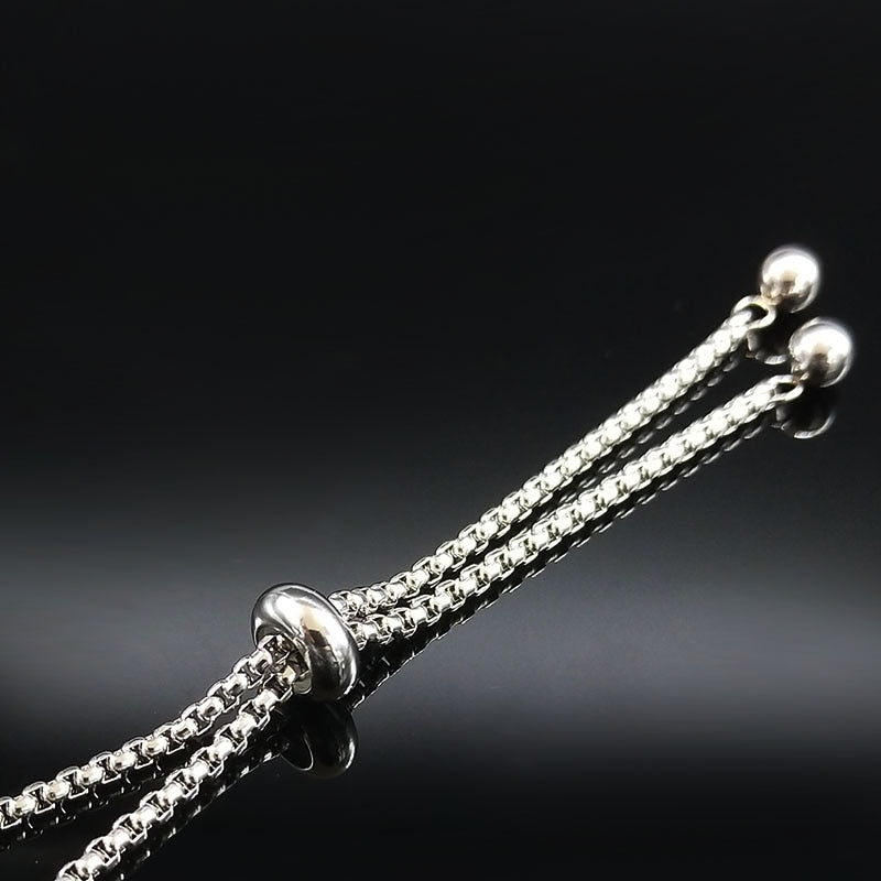 Treble Clef Silver Bracelet