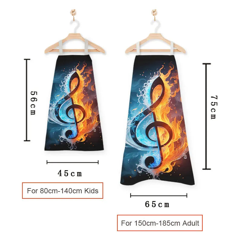 Music Print Family Apron Collection