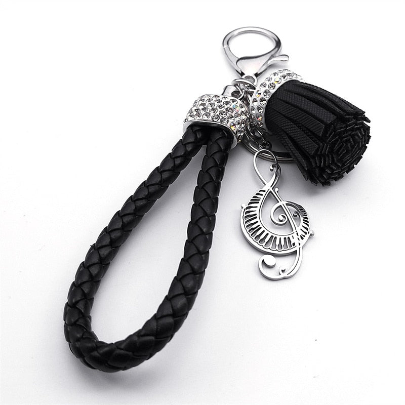 Music Note Pendant Key Chain