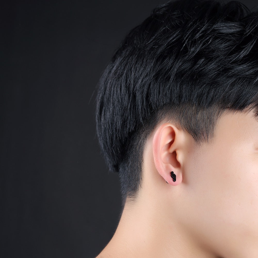 Treble Clef Stud Earrings