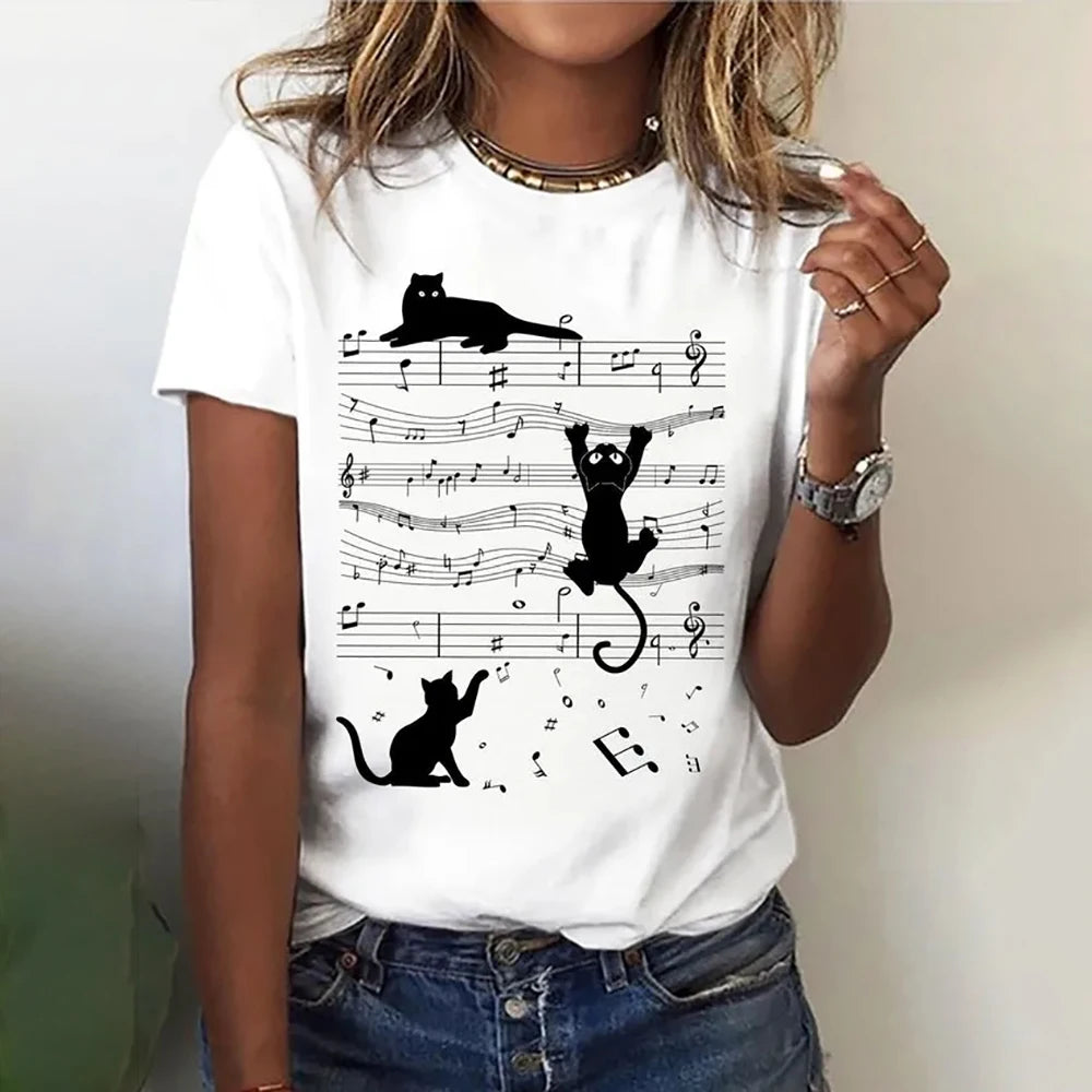 Elegant Music Note T-Shirt