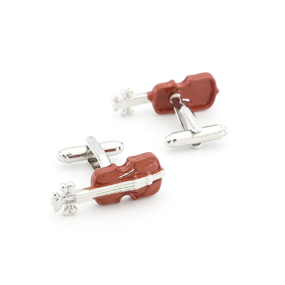 Violin Musical Instrument Cufflinks