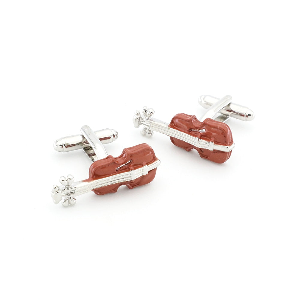 Violin Musical Instrument Cufflinks