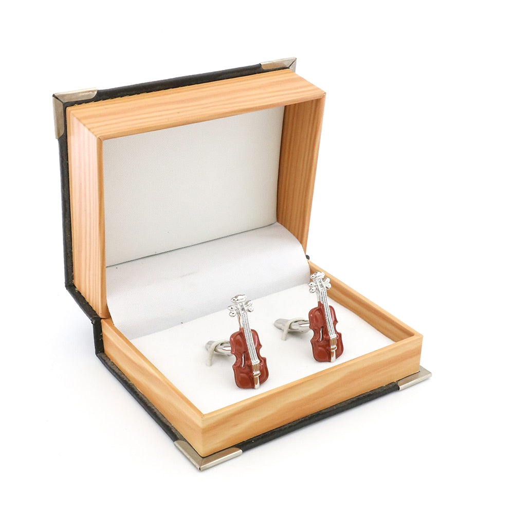 Violin Musical Instrument Cufflinks