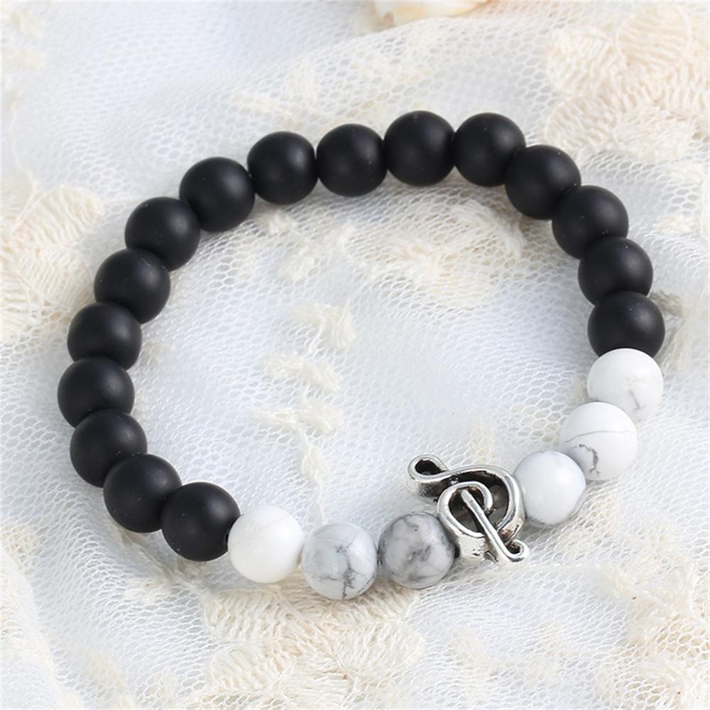 Treble Clef Chakara Lava Bracelet - Artistic Pod