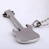 Flame on Guitar Necklace