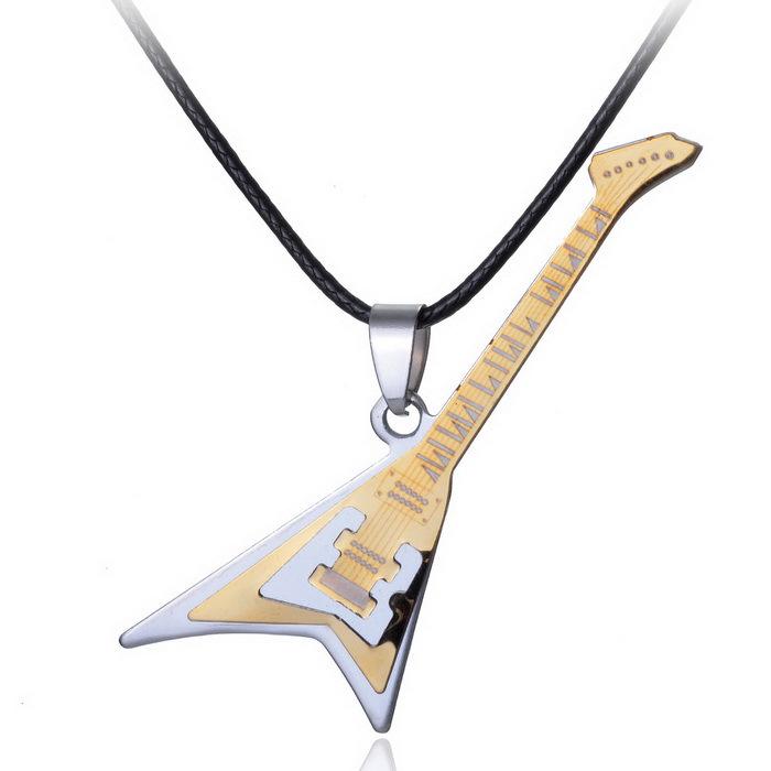 Free - Rock Guitar Pendant Necklace