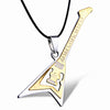 Rock Guitar Pendant Necklace