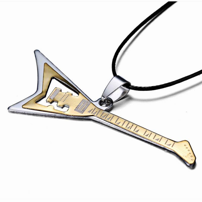 Free - Rock Guitar Pendant Necklace