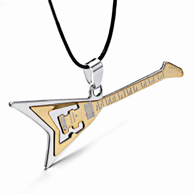 Free - Rock Guitar Pendant Necklace