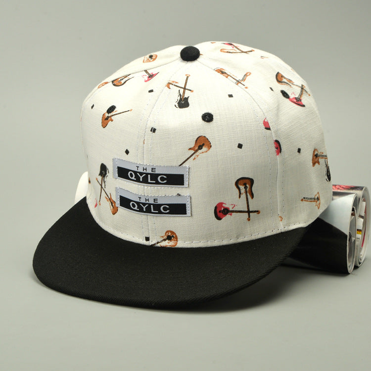 Guitar Graffiti Hip Hop Cap