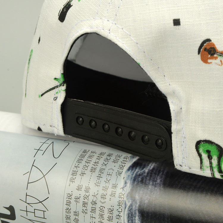 Guitar Graffiti Hip Hop Cap