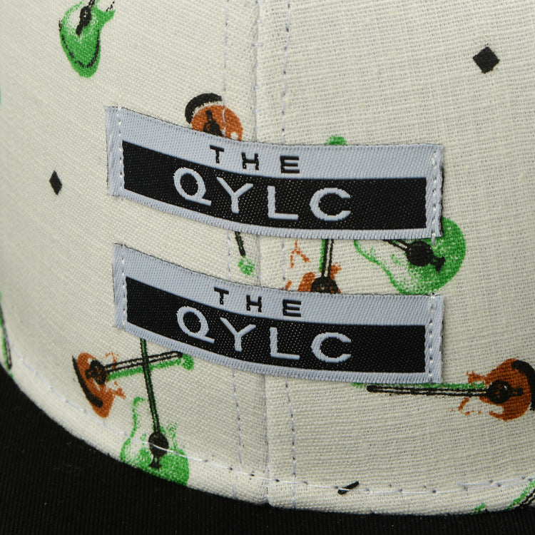 Guitar Graffiti Hip Hop Cap