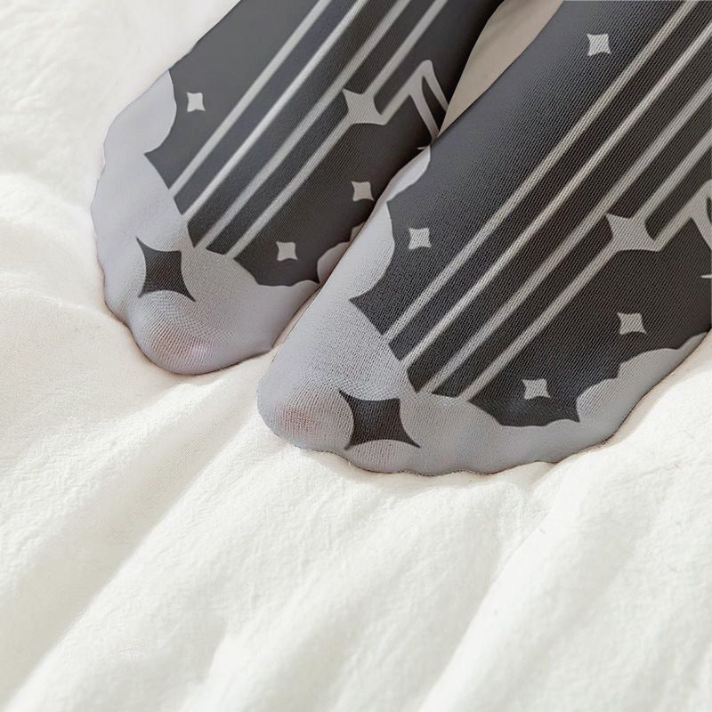 Violin Music Note Long Socks