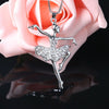 Silver Plated Ballerina Necklace