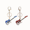 Sparkling Guitar Keychain