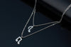Music Notes Double Necklace