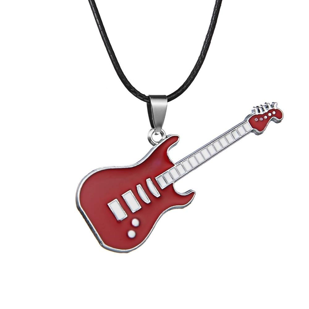 Stainless Steel Guitar Necklace