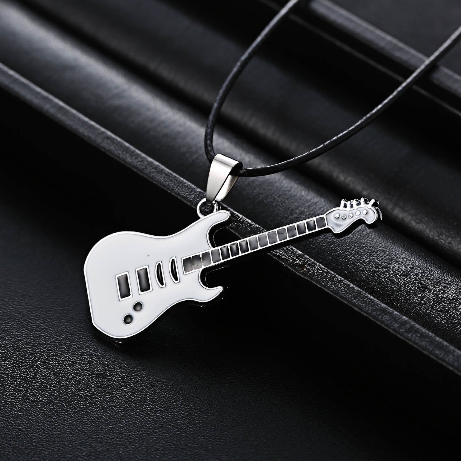 Stainless Steel Guitar Necklace