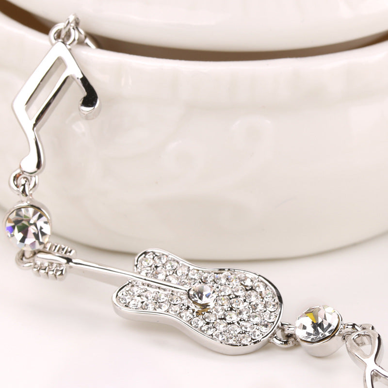 Music Note & Guitar Bracelet