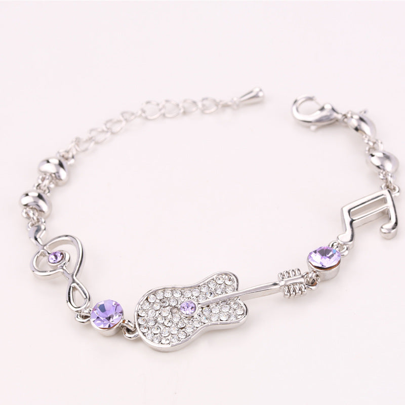 Music Note & Guitar Bracelet