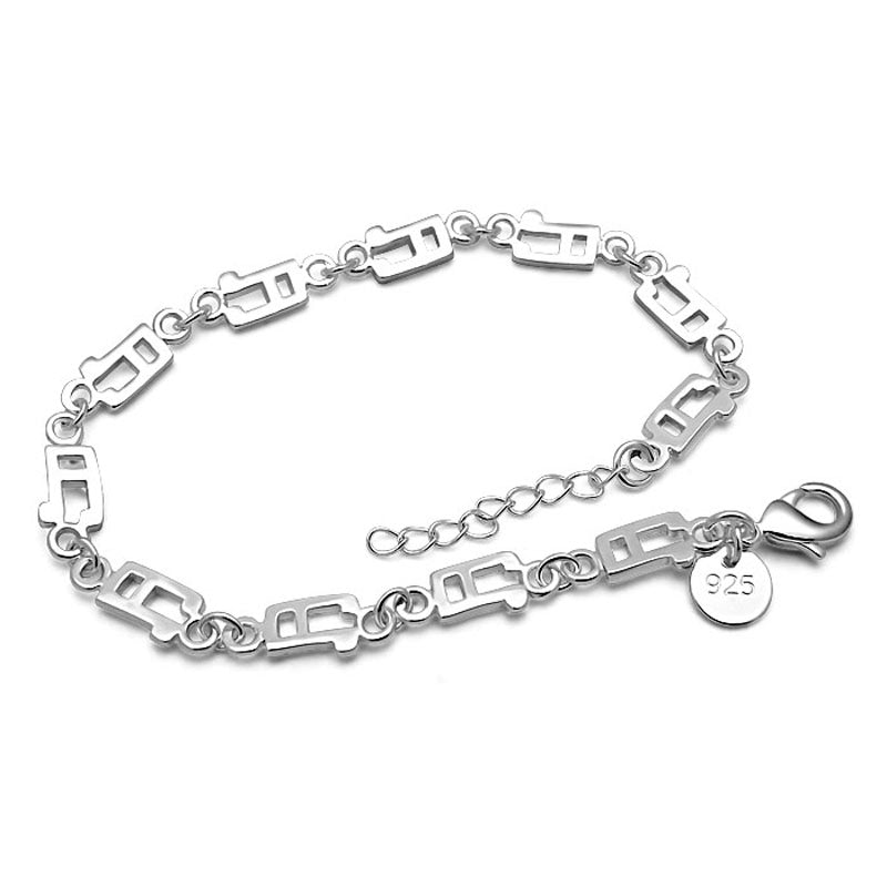 Silver Music Note Bracelet
