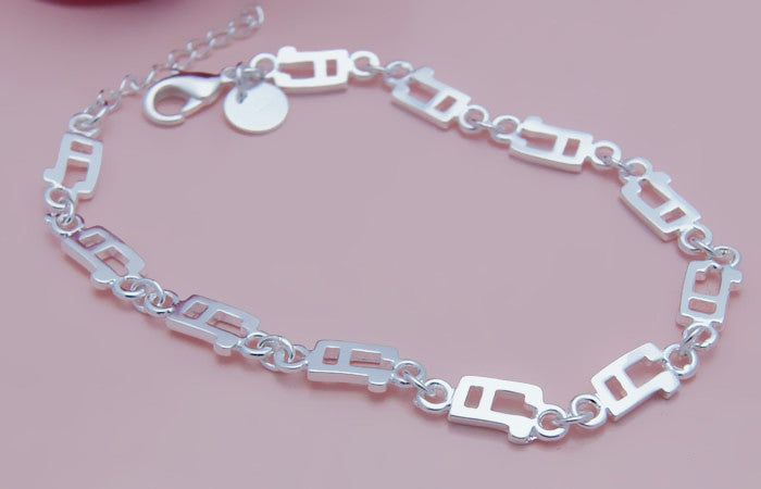 Silver Music Note Bracelet
