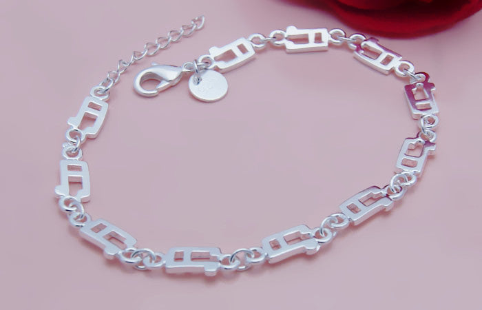 Silver Music Note Bracelet